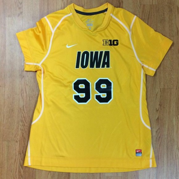 Iowa Hawkeyes Game Worn Soccer Jersey Big 10 Women - Picture 1 of 2